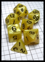 Dice : Dice - Dice Sets - Chinese Dice Yellow Opaque Swirl - eBay Oct 2015